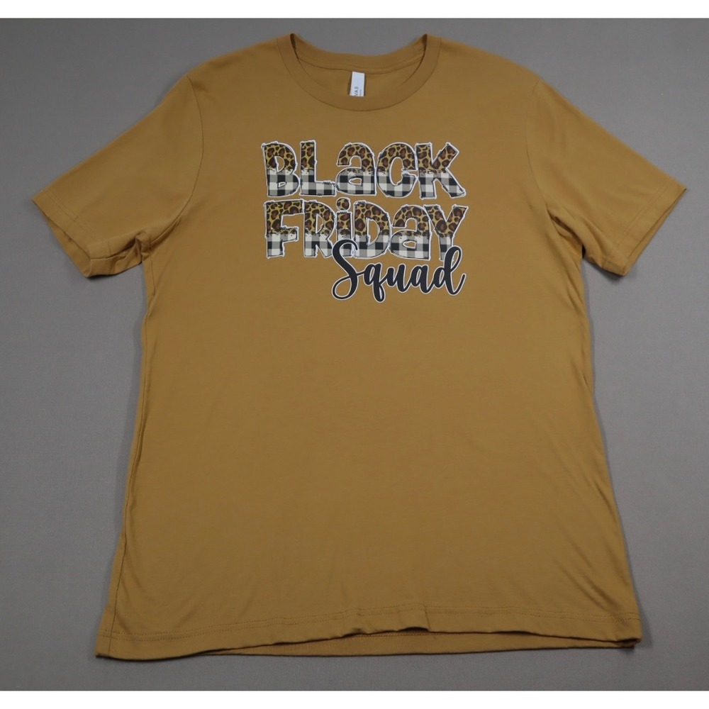Women's Black Friday Squad Graphic Tee -‎ Brown - Size L